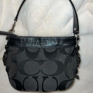 Small black Coach purse